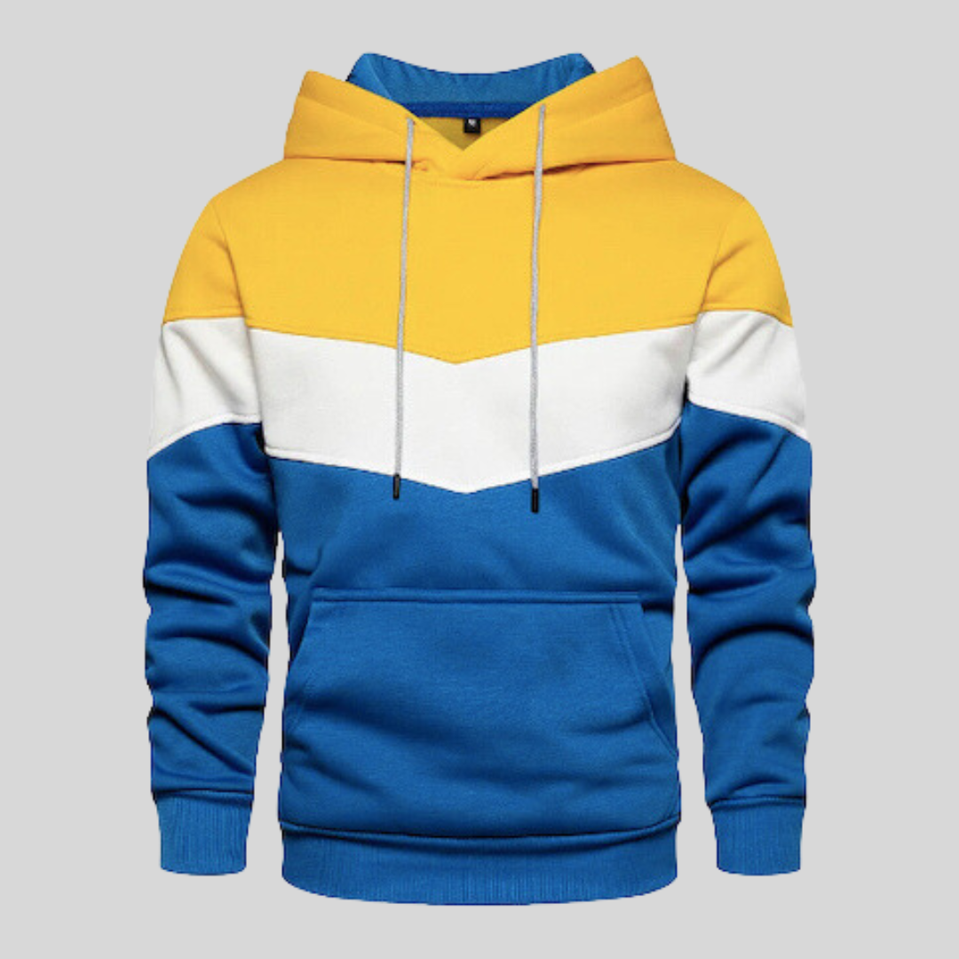 Fudus Patchwork Design Sweatshirt