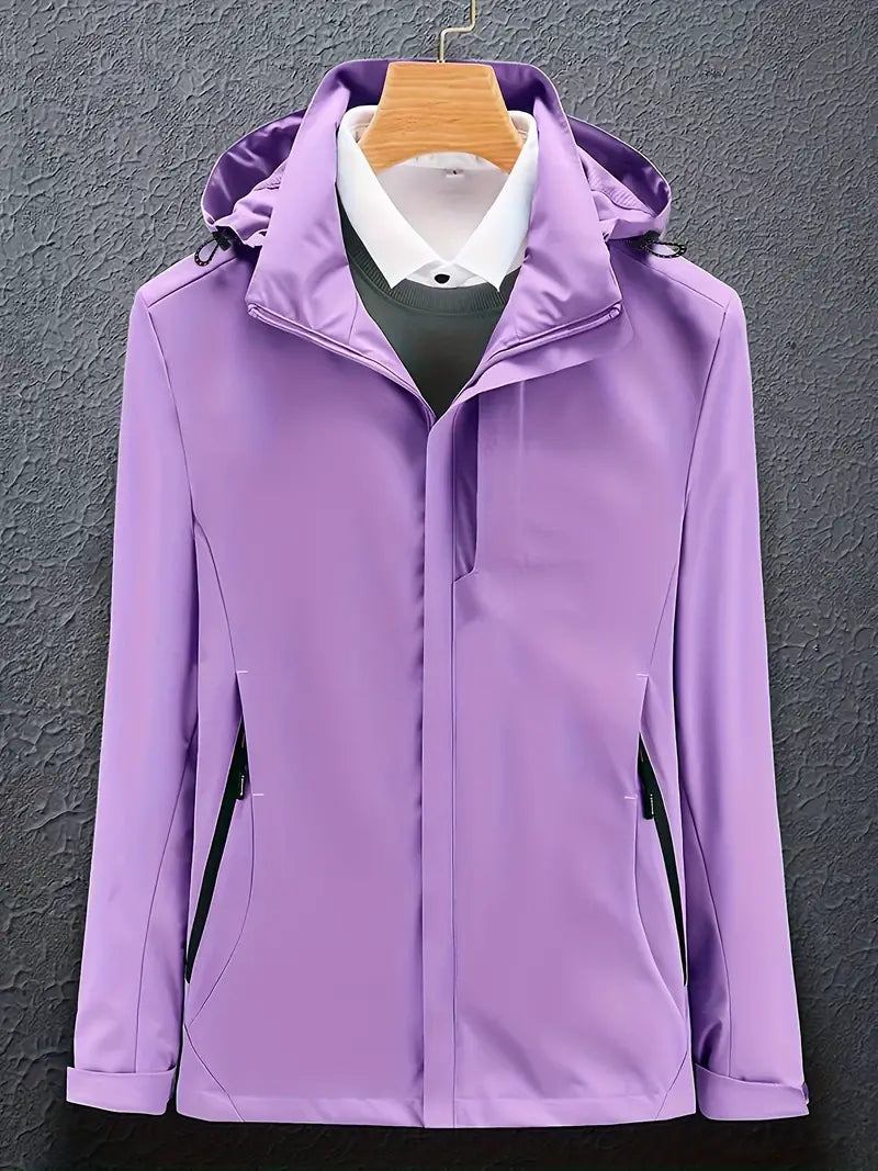 ModeGeist | Stylische Skijacke mit Kapuze Langarm