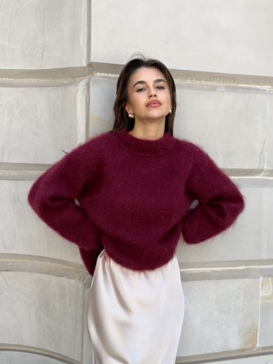 ModeGeist | weicher Mohair-Strickpullover