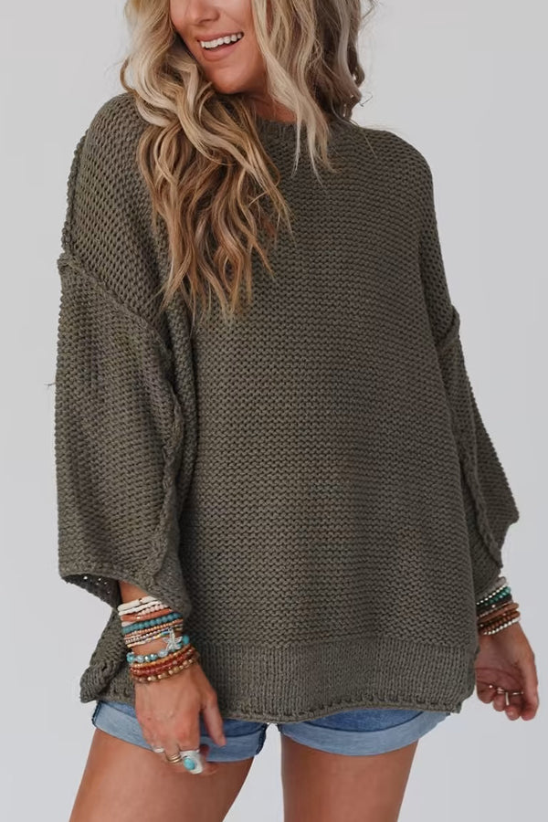ModeGeist | Strickpullover mit Rundhalsausschnitt für täglichen Komfort