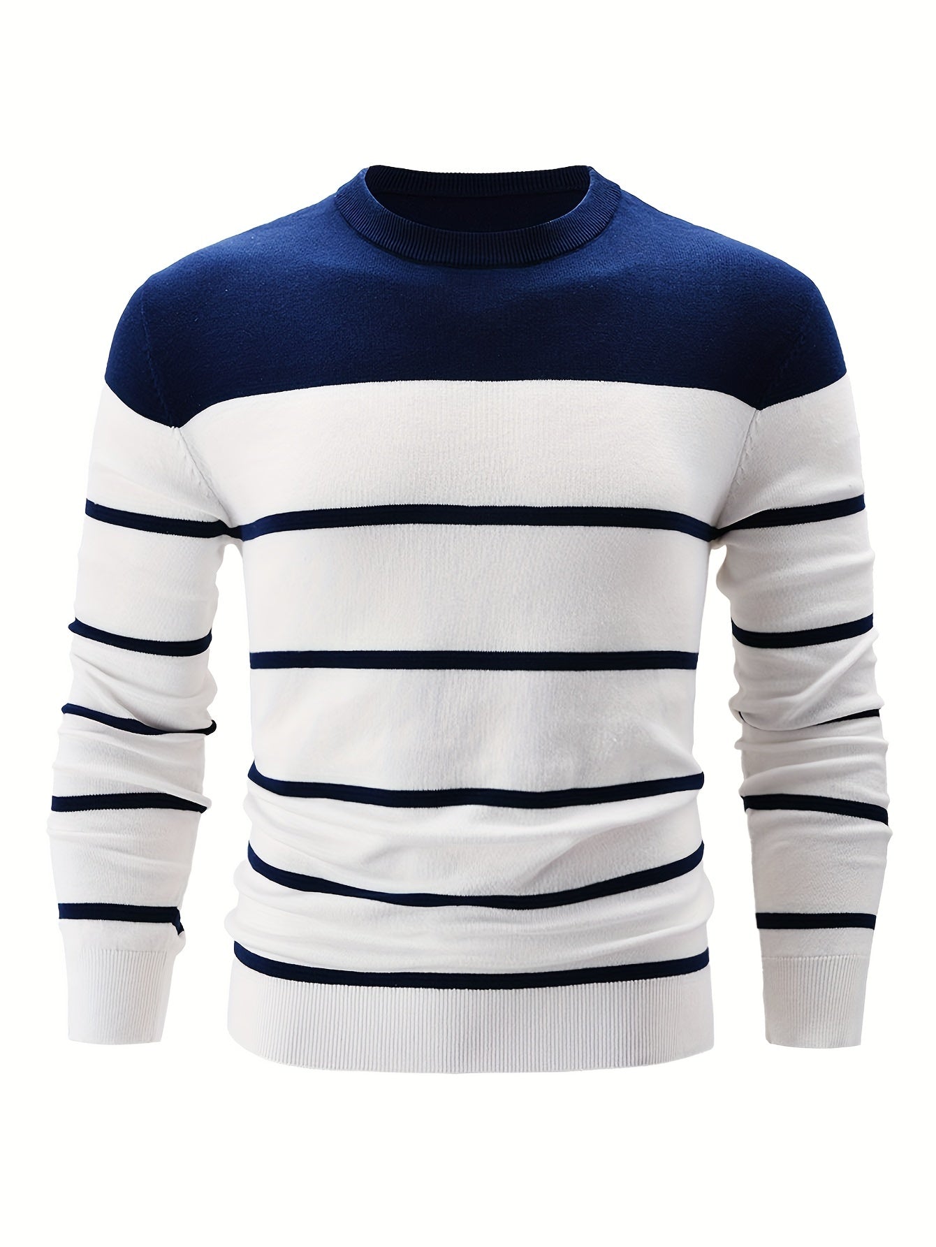 ModeGeist | Gestreifter Pullover Baumwolle Klassisch und Komfortabel
