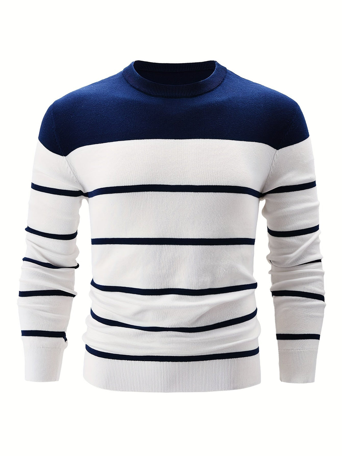 ModeGeist | Gestreifter Pullover Baumwolle Klassisch und Komfortabel