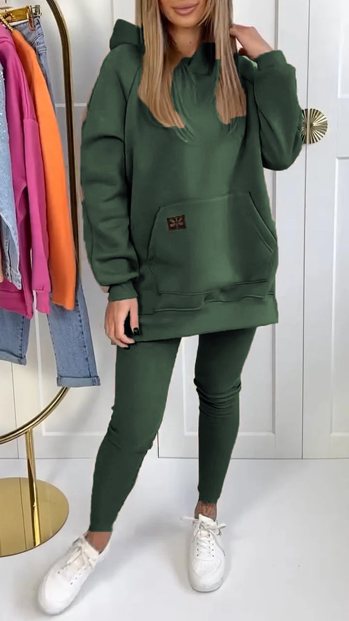 SAMIRA: Kapuzenpullover und Leggings-Set