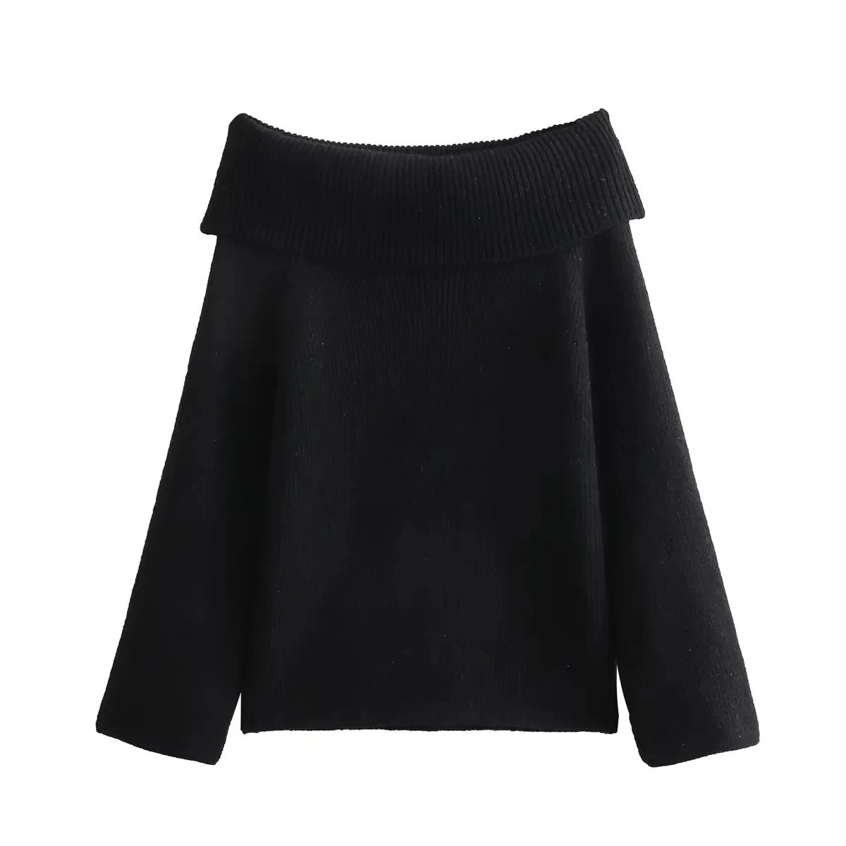 ModeGeist | Off-Shoulder Damen Strickpullover