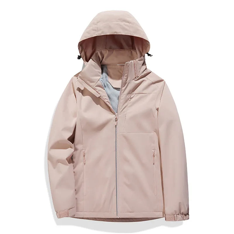ModeGeist | Wasserdichte Fleece-gefütterte Shell-Jacke
