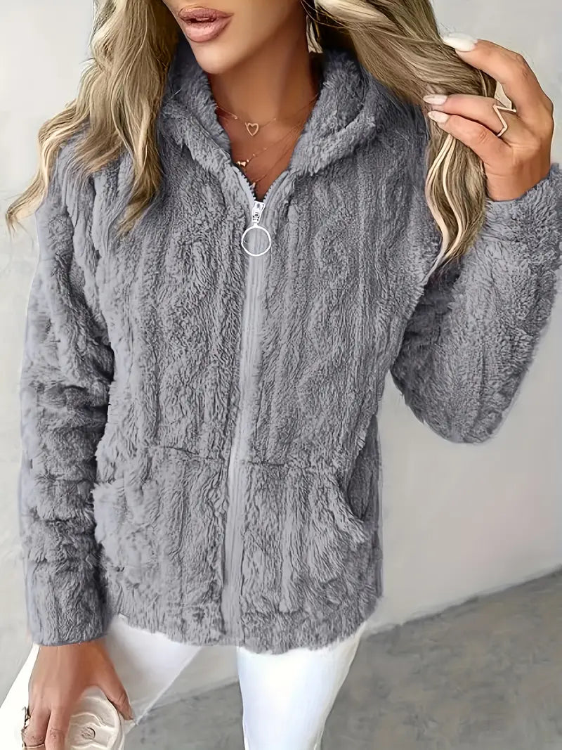ModeGeist | Langarm Kapuzenpullover mit Reißverschluss