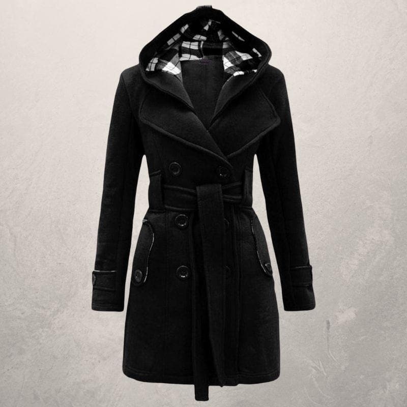 ModeGeist | Warme Winter Mantel - Taillengürtel
