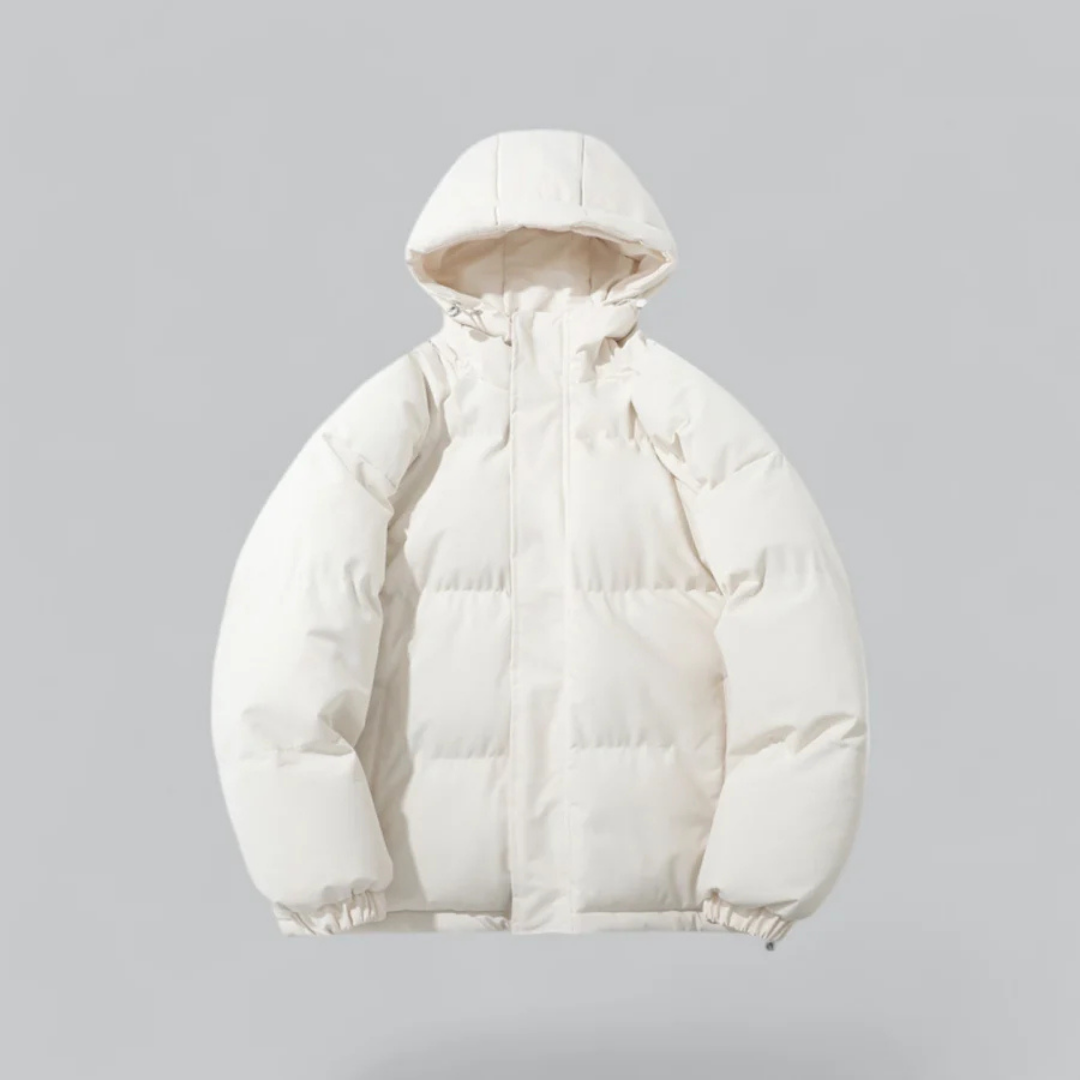 ModeGeist | Kurze Kapuzenjacke Reißverschluss Besonderer Winter