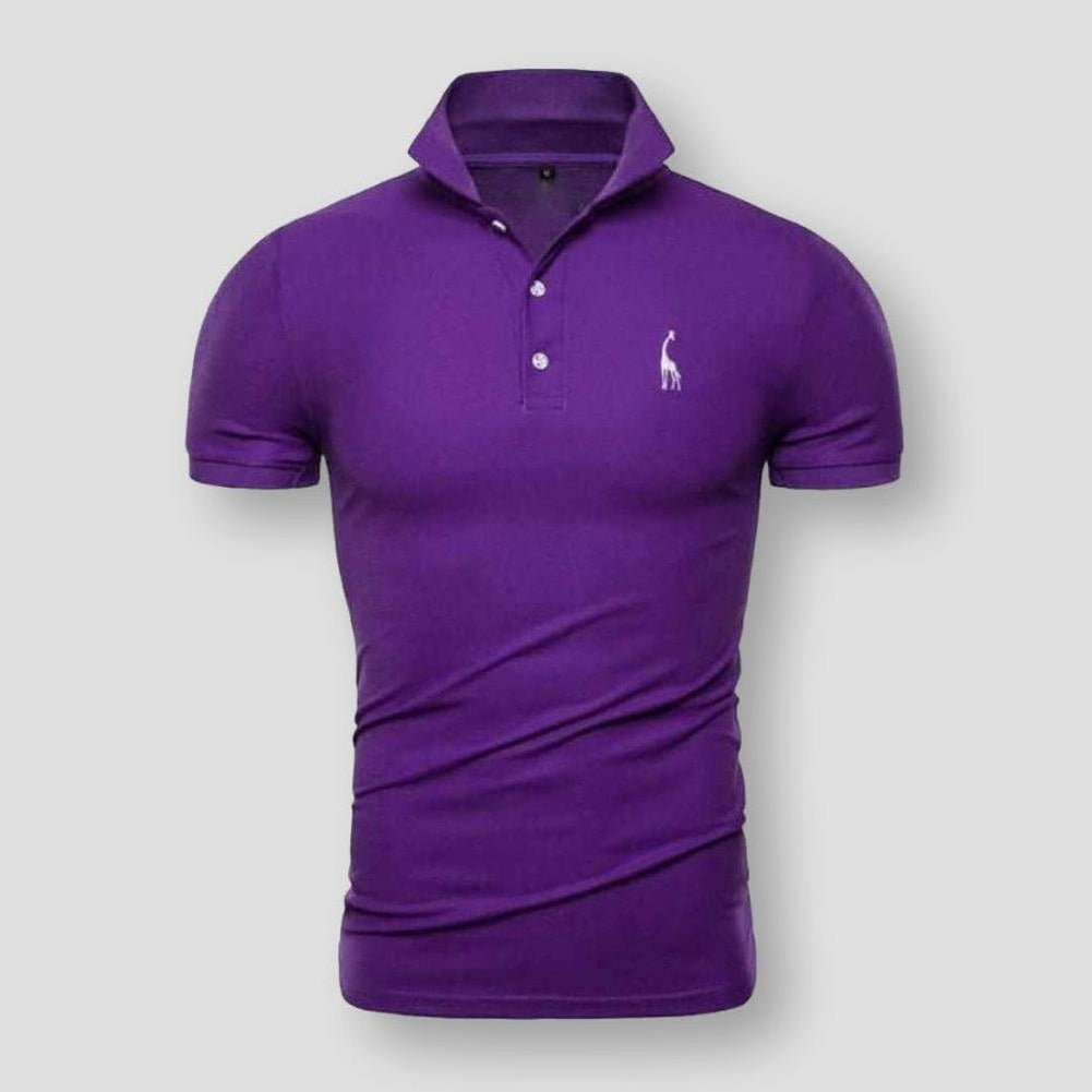 Madrid Cotton Polo Shirt by Helen Sky