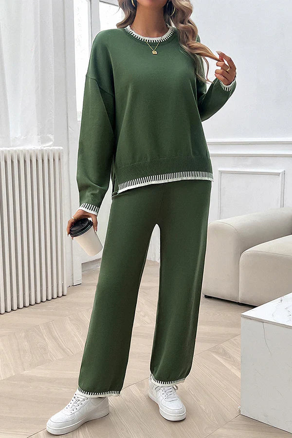 WANDA Strickpullover-Set mit Hose