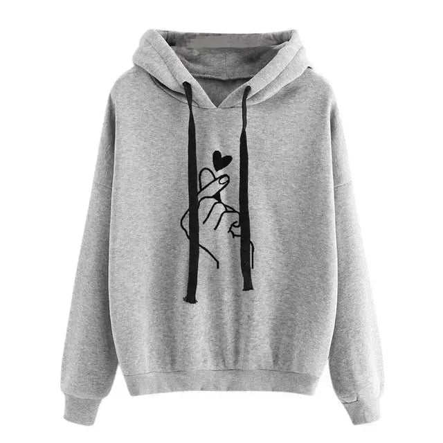 ModeGeist | Casual Hoodie mit Grafischem Druck Baumwollmischung Weich und Komfortabel