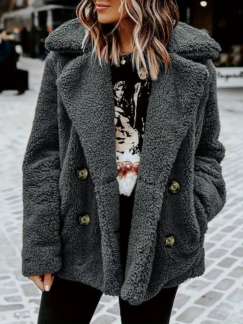 Luxuriöse Teddyjacke von Rudi für den Winter