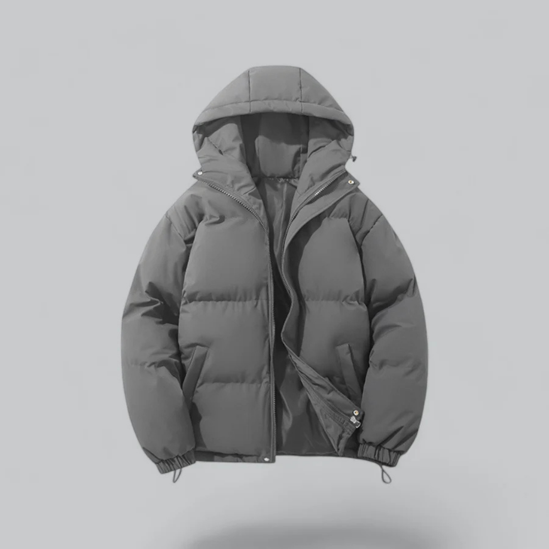 ModeGeist | Kurze Kapuzenjacke Reißverschluss Besonderer Winter