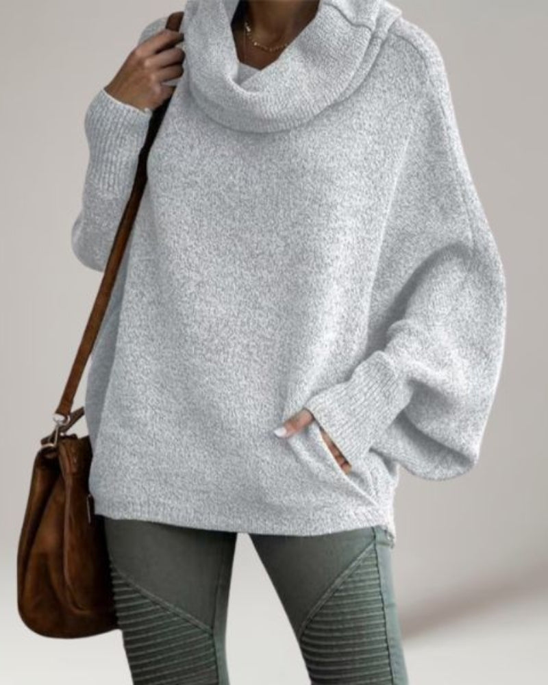 ModeGeist | Chic Stehkragen-Pullover