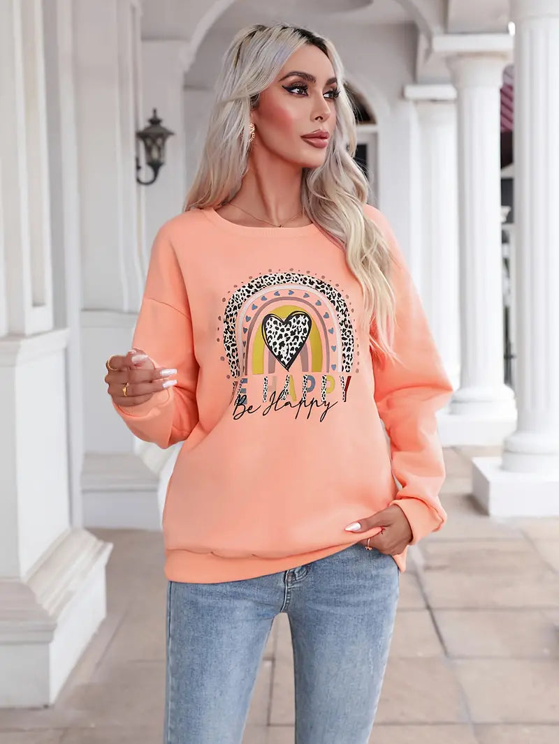Fudus: Fröhliches Sweatshirt mit Grafik