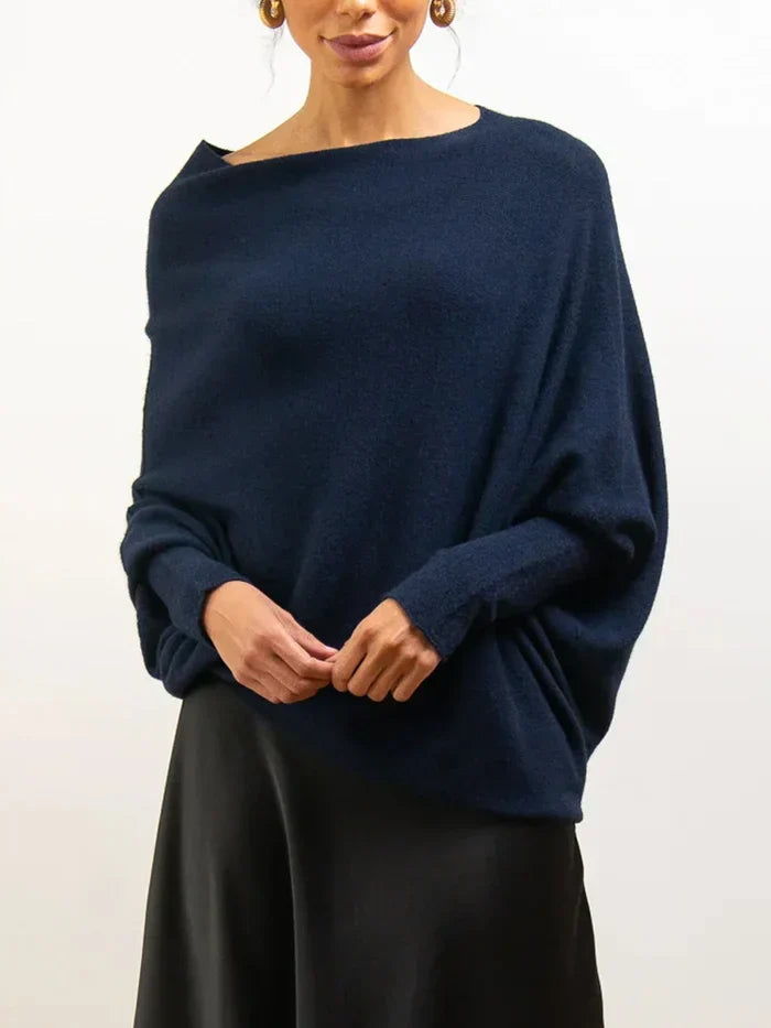 Lydia Pullover: Asymmetrisch drapiert