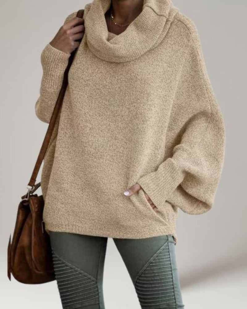 ModeGeist | Chic Stehkragen-Pullover