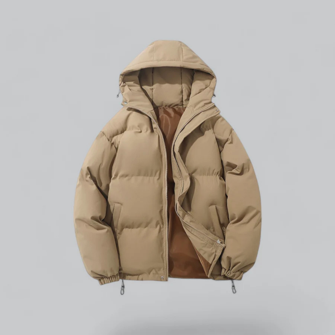 ModeGeist | Kurze Kapuzenjacke Reißverschluss Besonderer Winter