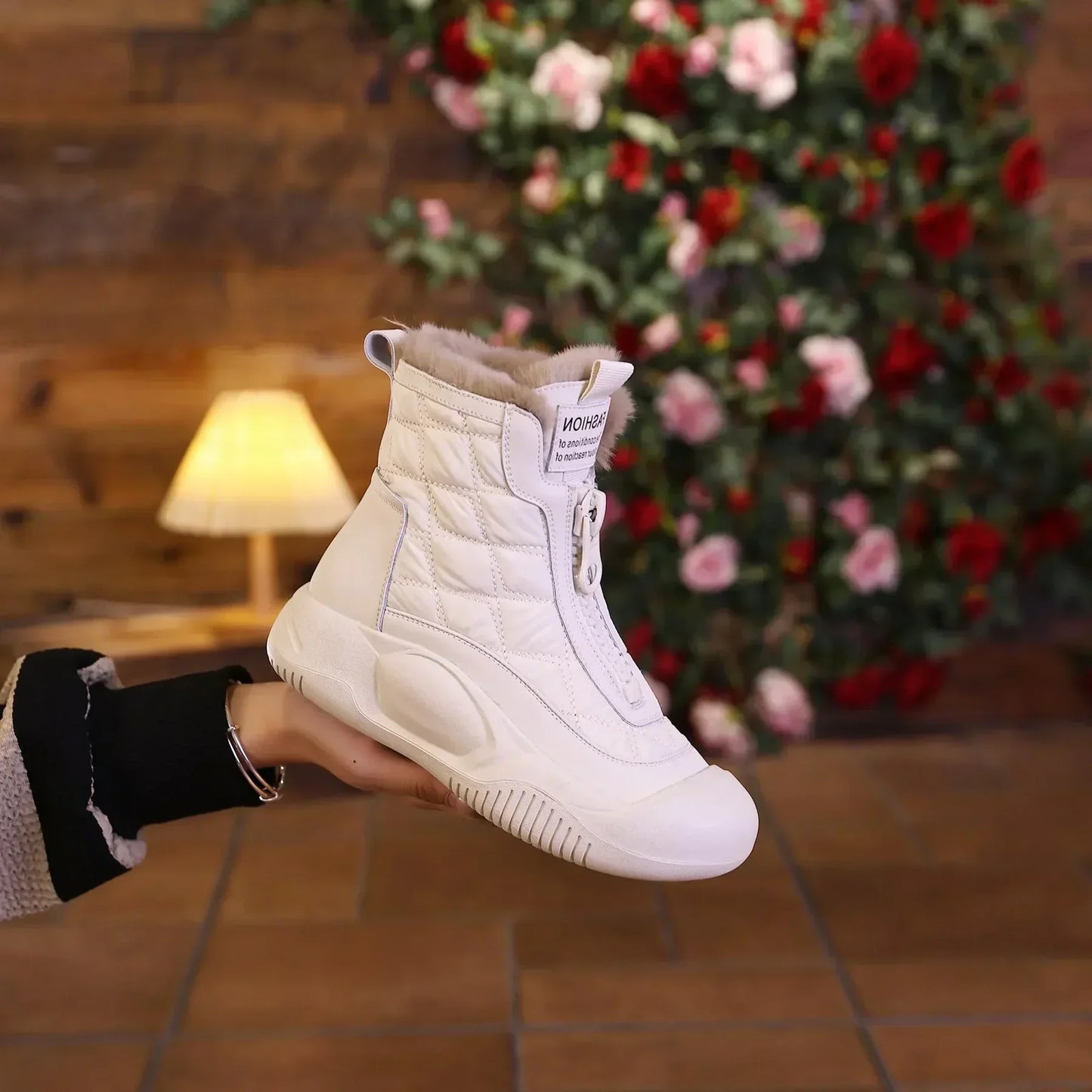 ModeGeist | Wasserdichte Weiche Sohle Stiefel