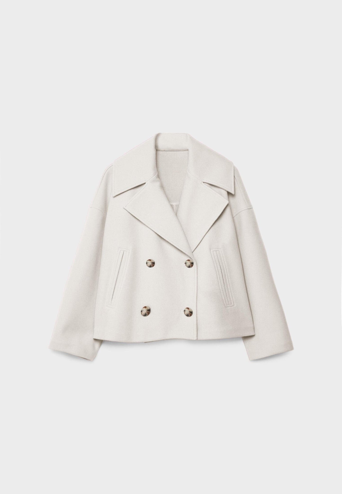 ModeGeist | Klassischer Kurzer Mantel für Damen