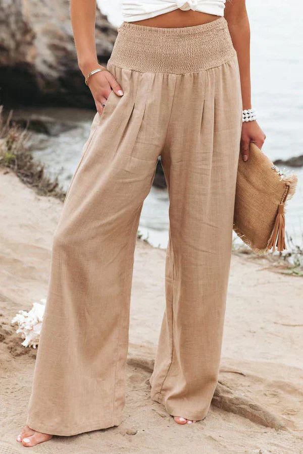 Baumwoll-Leinenhose Alexandra