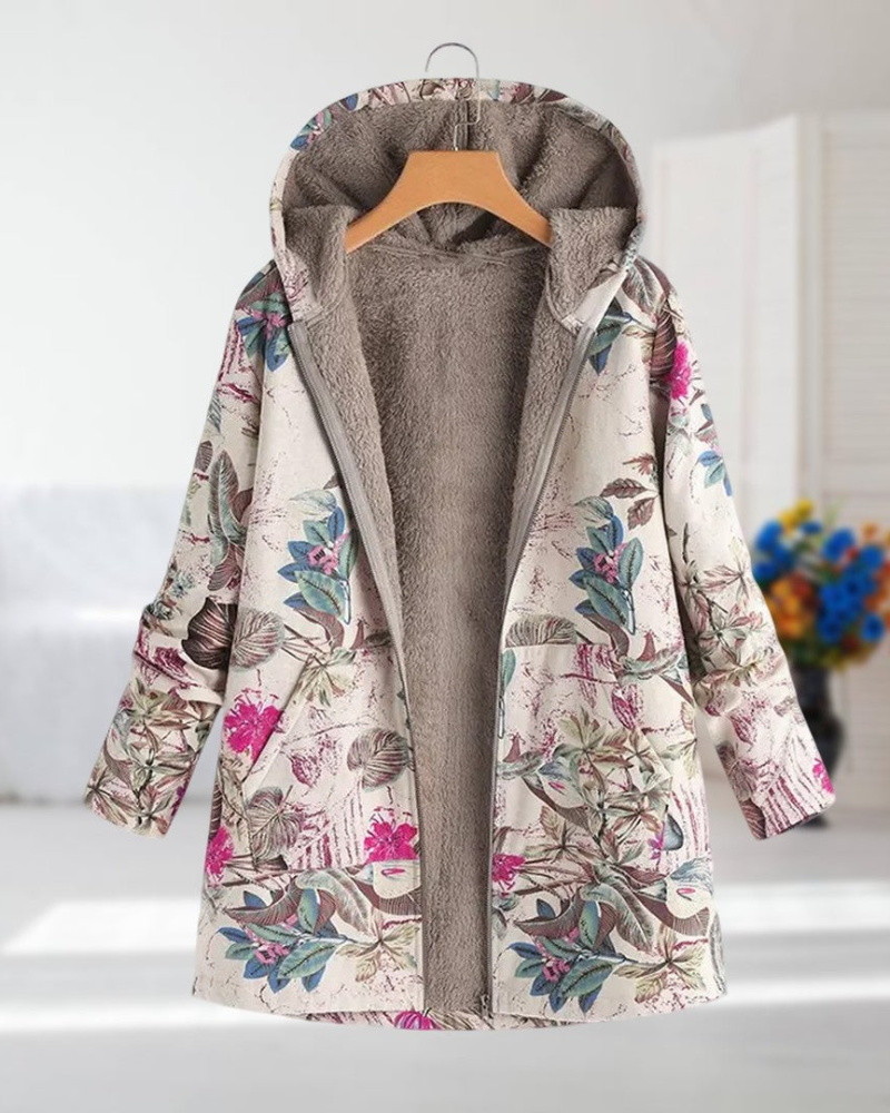 ModeGeist | Jacke mit Blumenmuster