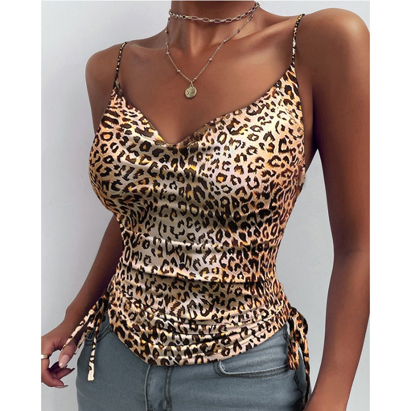 Damen Spaghettiträger-Camisole mit V-Ausschnitt von Fudus
