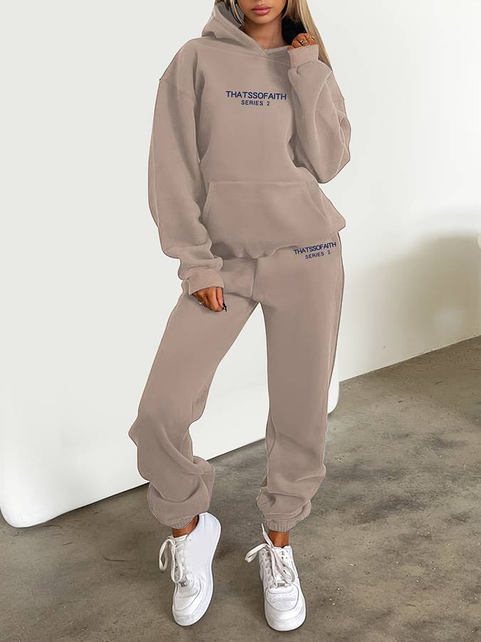 ModeGeist | Zweiteiliges Loungewear Satz mit Print