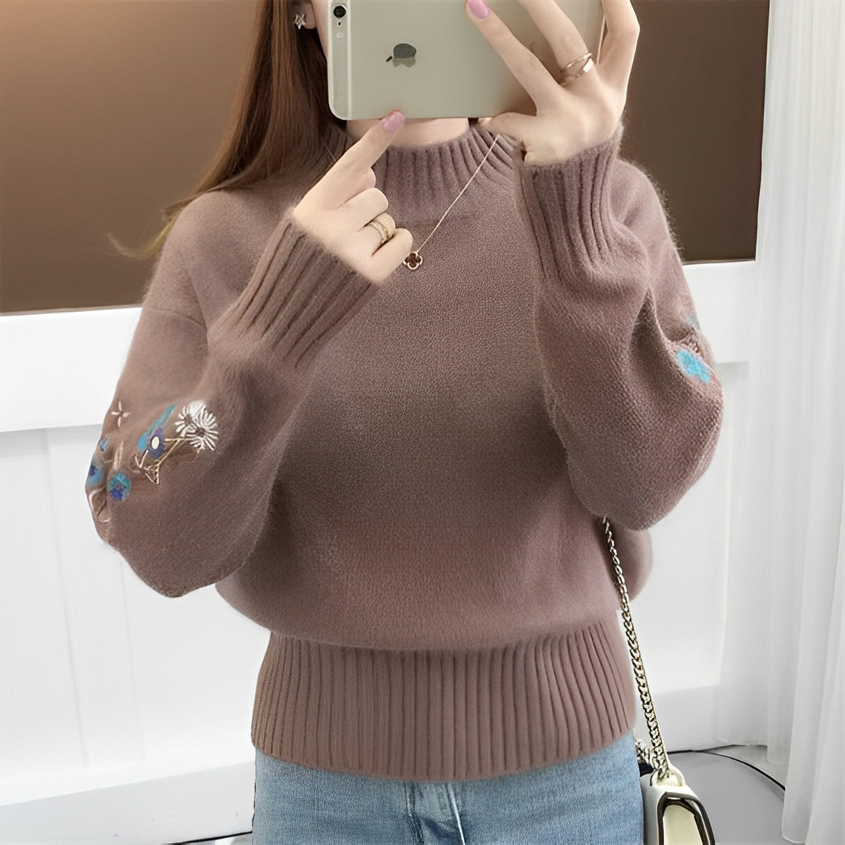 ModeGeist | Strickpullover mit Lässigem Stil