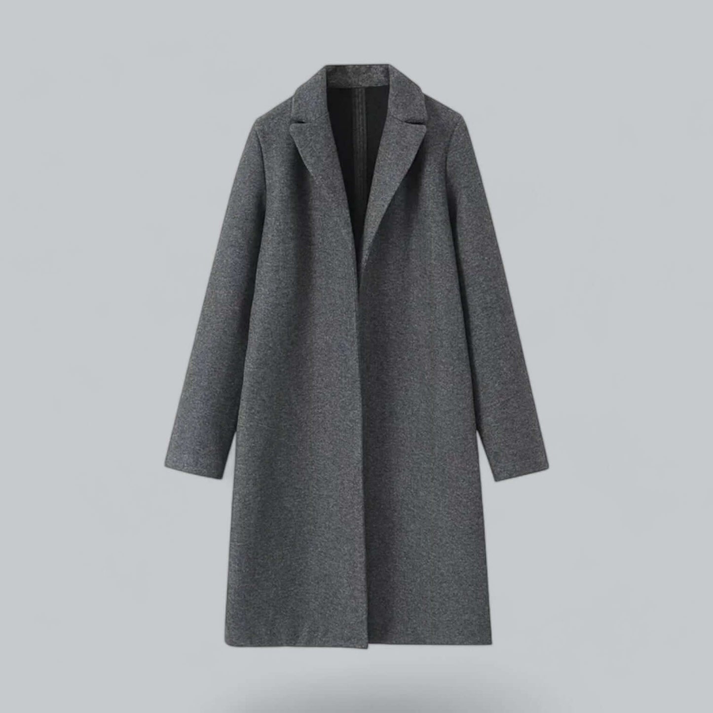 ModeGeist | Frauen Eleganter Offener Front-Trenchcoat