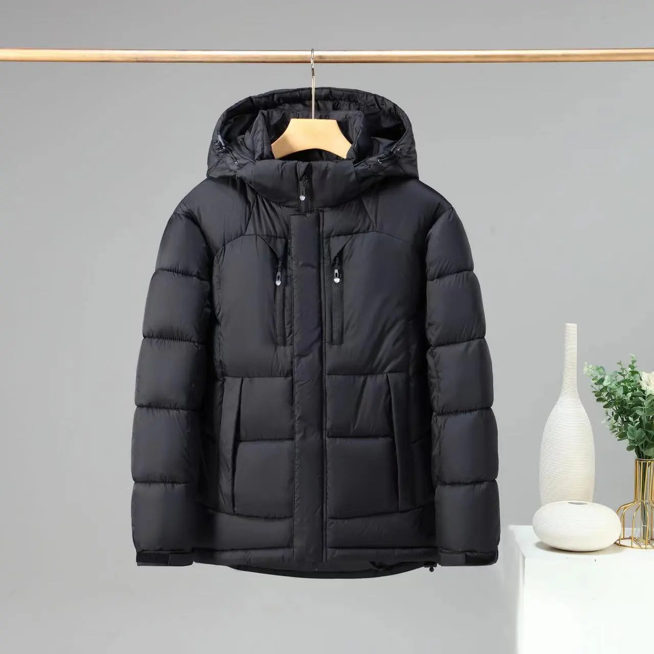 ModeGeist | Winterjacke mit abnehmbarer Kapuze