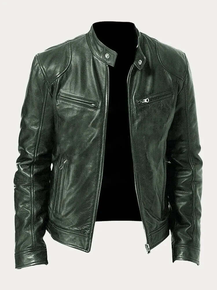 ModeGeist | Herren Klassische Lederjacke