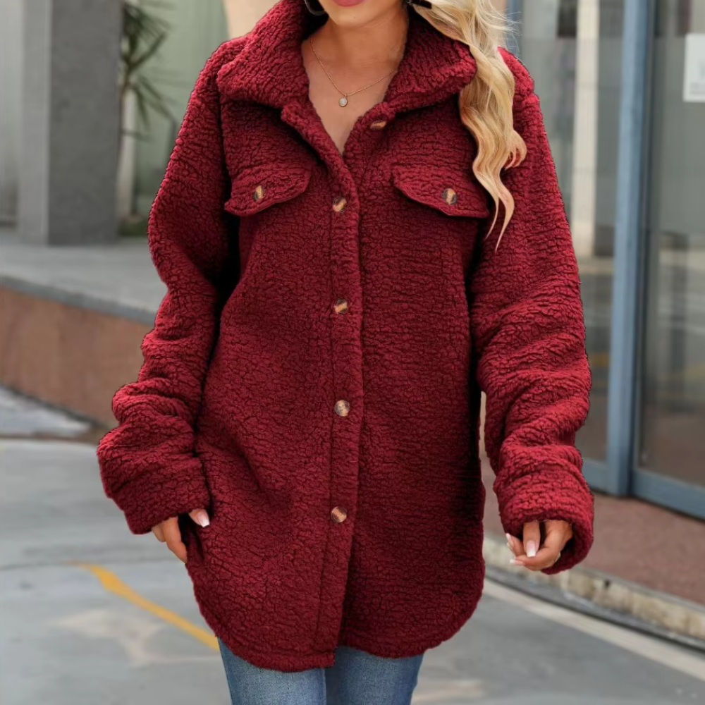 ModeGeist | Elegante Fluffy Winterjacke für Frauen
