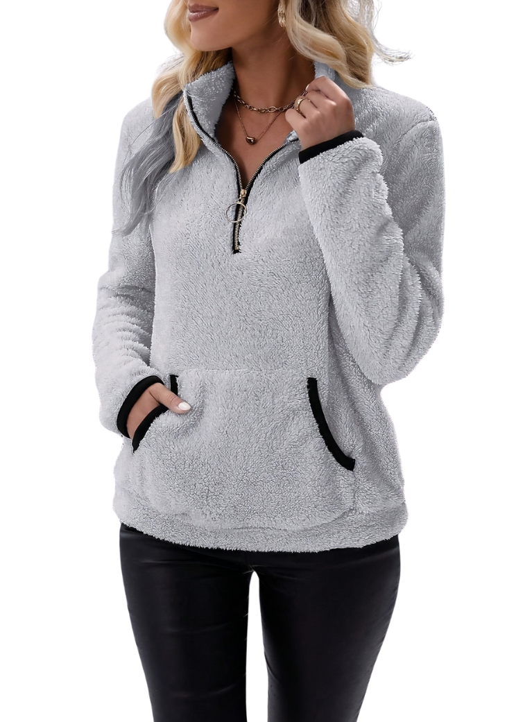 Fudus Polarfleece Halbzipper Borg