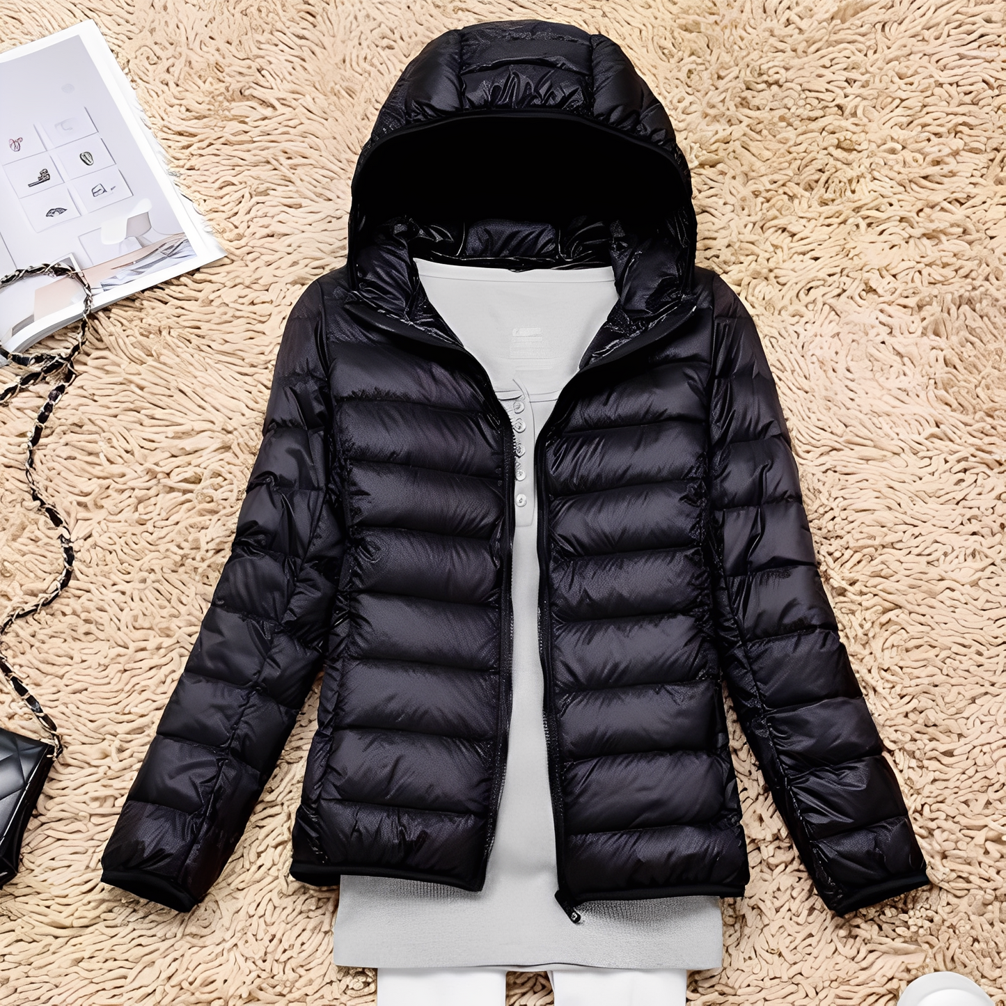 ModeGeist | Lässige Slim Down-Jacke für Frauen