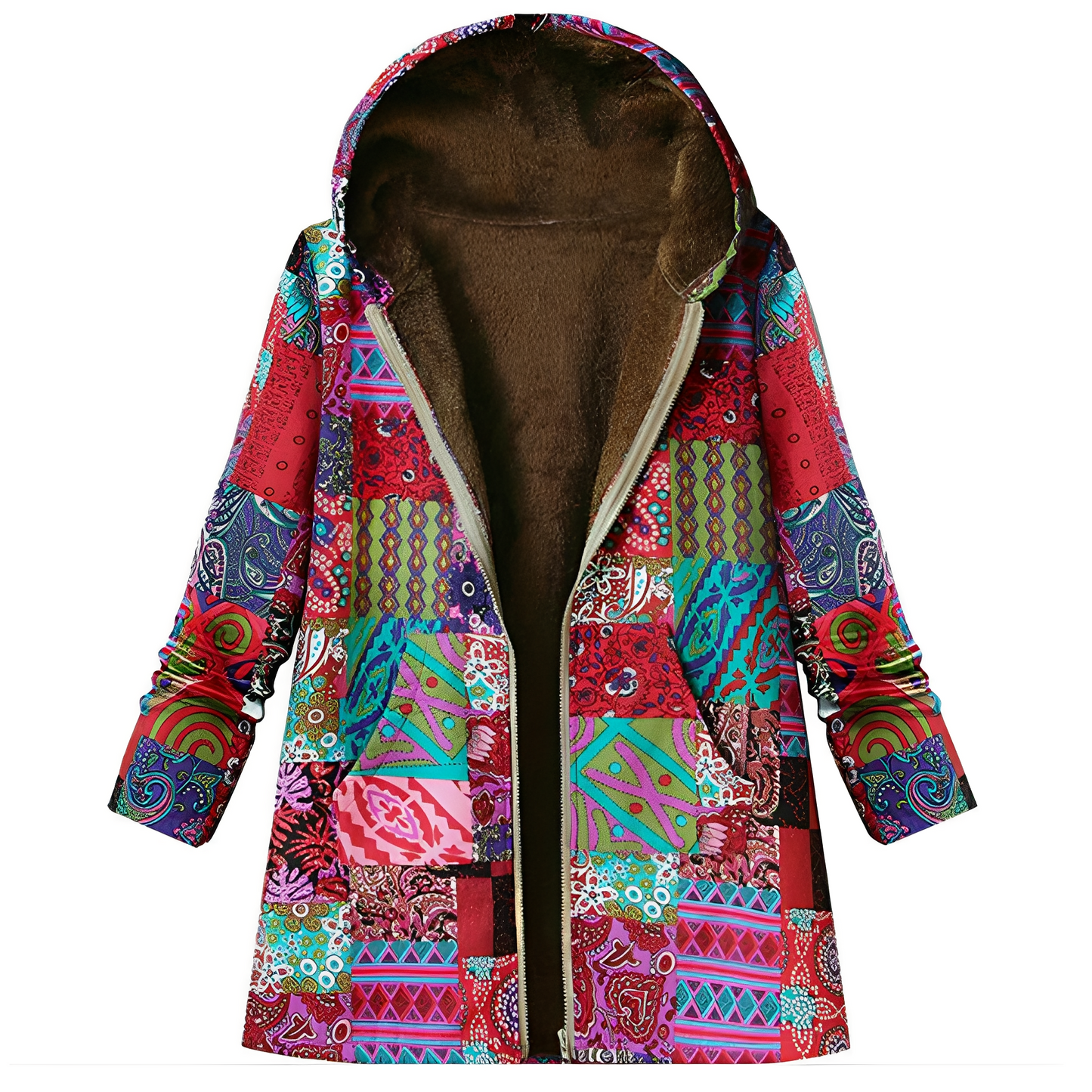 ModeGeist | Vintage-Jacke mit Muster für Damen