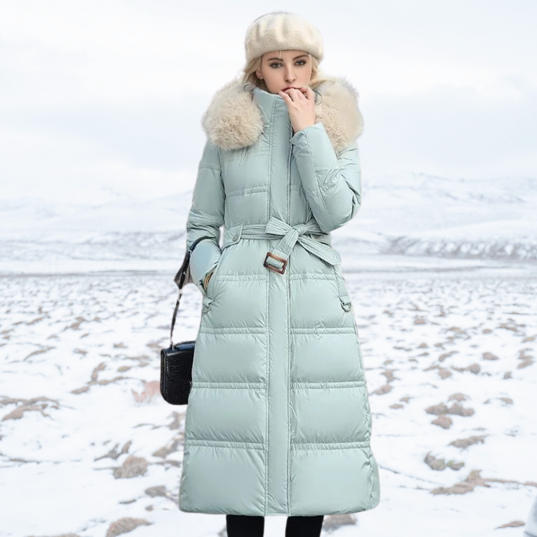 ModeGeist | Winter Lange für Frauen mit Tailliertem Schnitt und Langen Ärmeln Ideal für Die Kalte Jahreszeit
