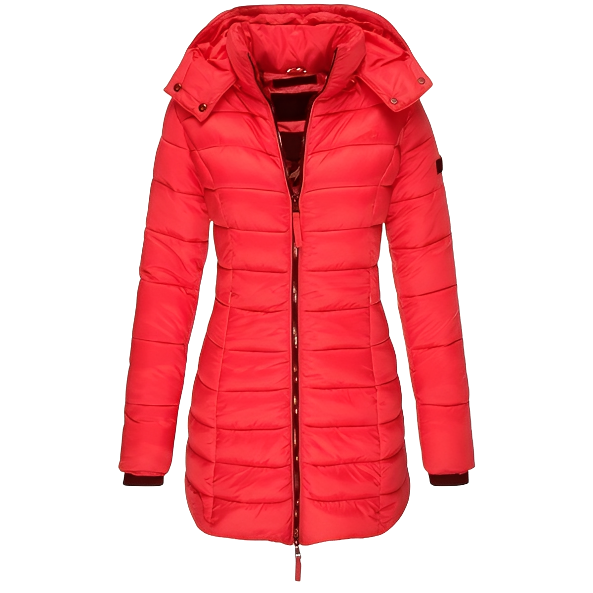 ModeGeist | Stilvoller, warmer, gepolsterter Mantel für Frauen
