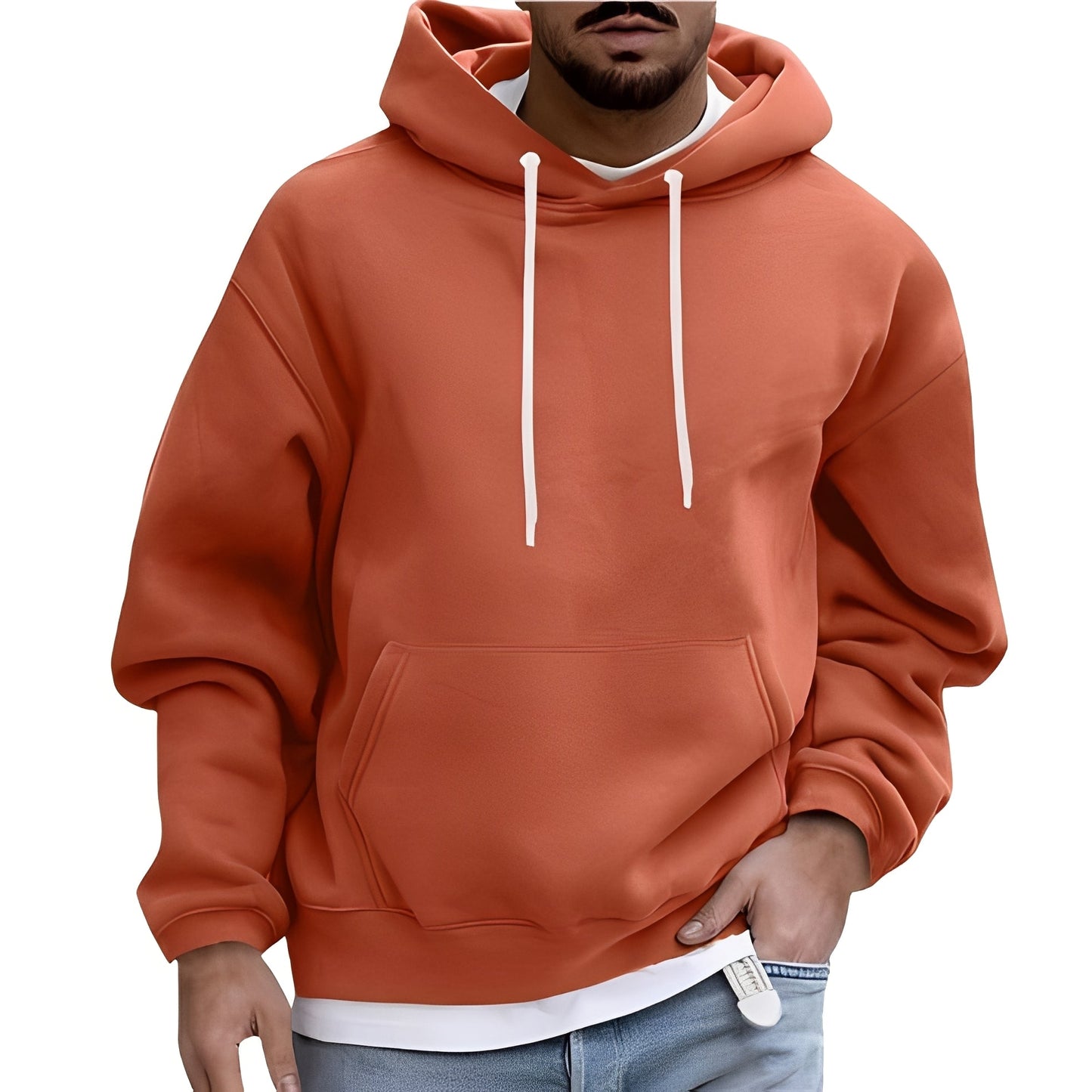ModeGeist | Lässiger Hoodie mit Tasche für Männer