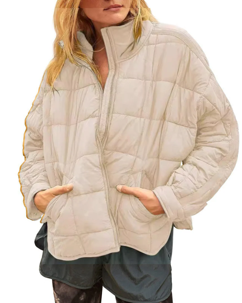 ModeGeist | Leichtgewicht Kompakt Reißverschluss Pufferjacke