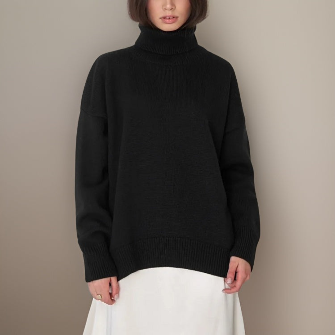 ModeGeist | Rollkragenpullover für Damen Winter