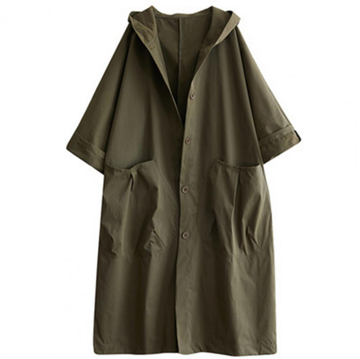 ModeGeist | Trenchcoat Lang für Frauen Warm