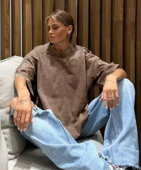 Chloé Damen Vintage T-Shirt aus Baumwolle im Retro-Stil