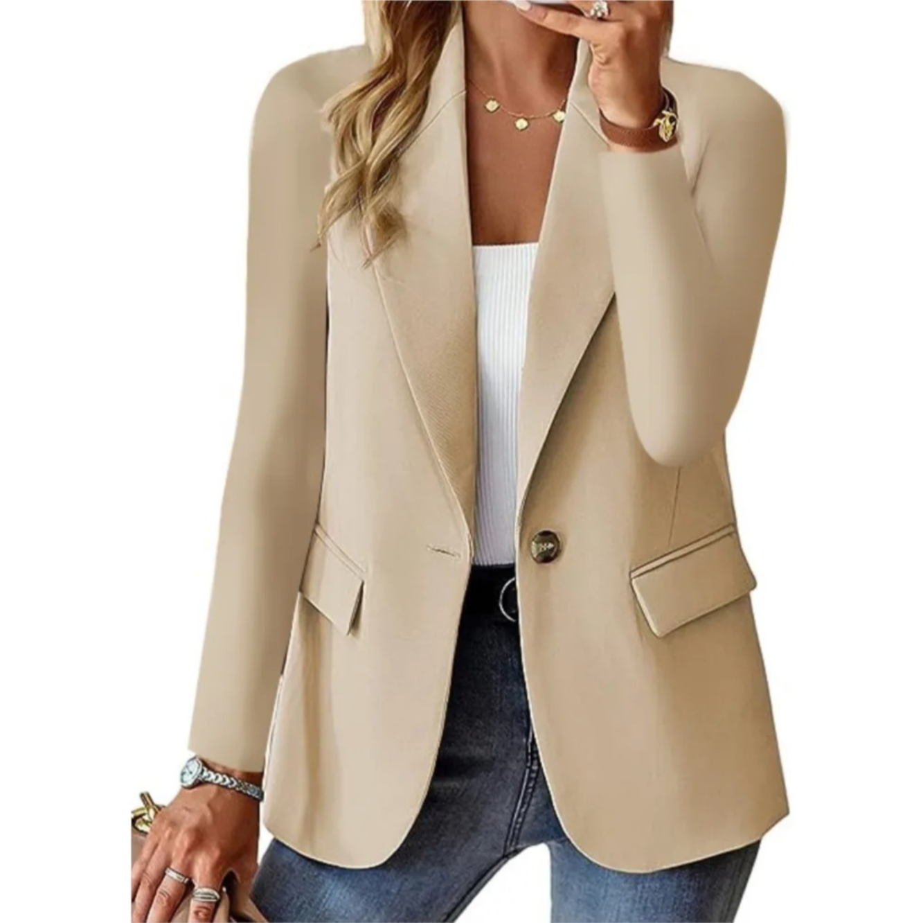 ModeGeist | Blazer Lange für Frauen Chic
