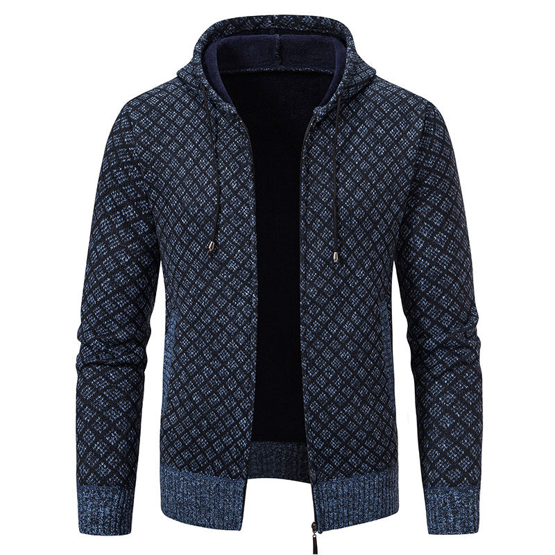 ModeGeist | Elegante, schlanke Jacke mit Kapuze für Männer