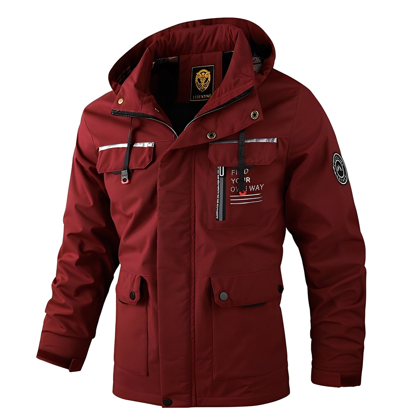 ModeGeist | Wetterfest, Dicke Outdoor-Jacke für Männer