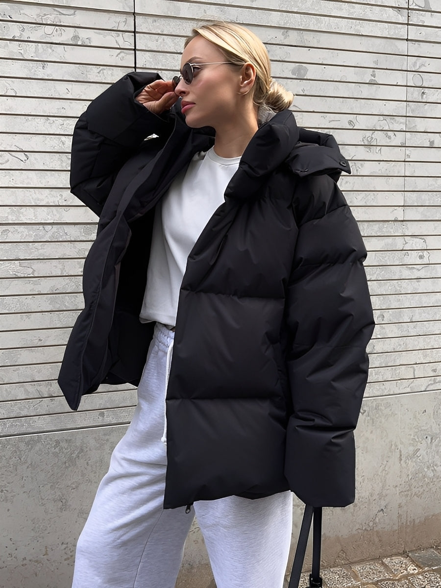 ModeGeist | Warme, gepolsterte, lässige Jacke für Frauen