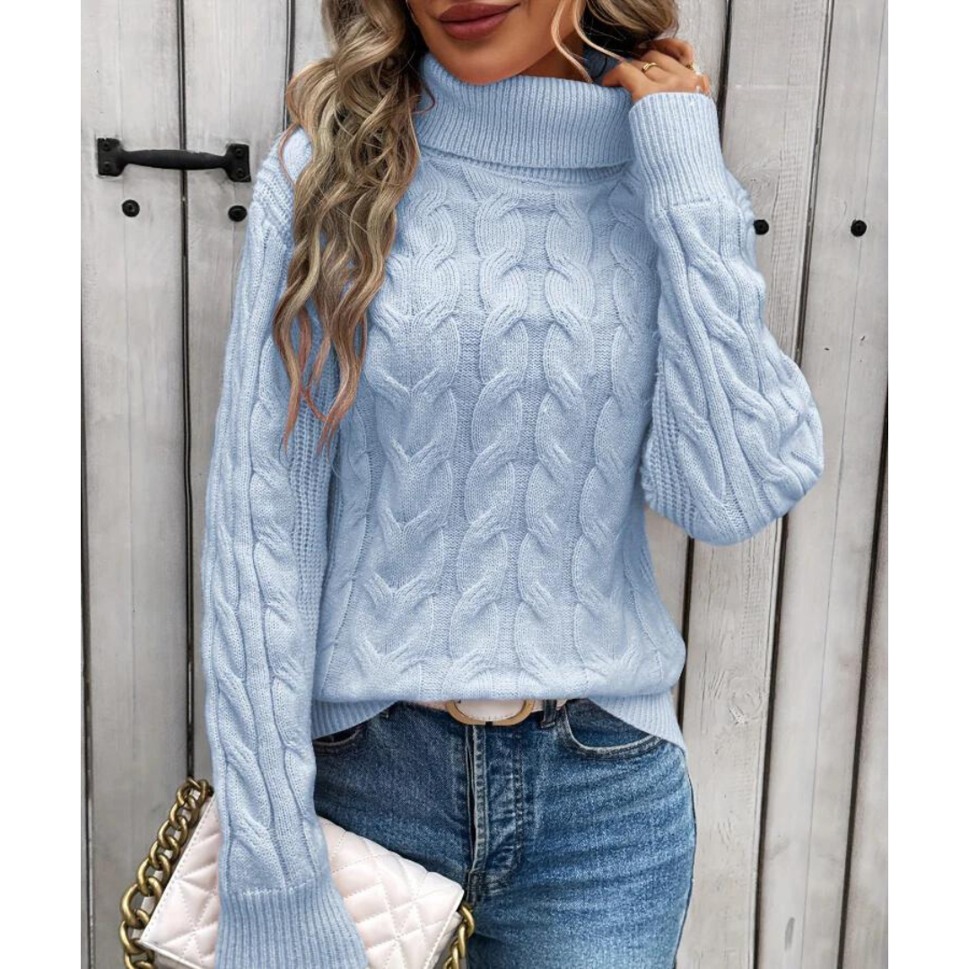 ModeGeist | Klassischer Eleganter Rollkragenpullover