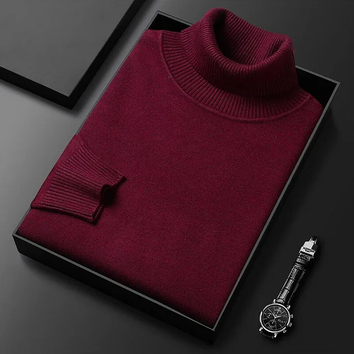 Eman Rollkragenpullover, Slim Fit