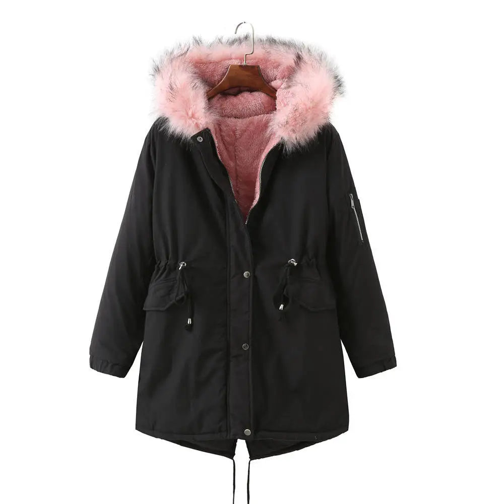 ModeGeist | Verdickte Winterjacke mit Fleecefutter